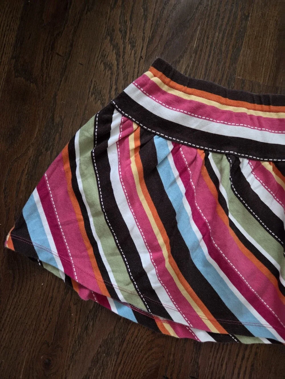 Gymboree Girls 5 Striped Skater Skirt